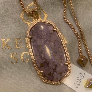 Kendra scott adjustable Reid necklace rose gold